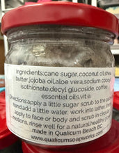 Load image into Gallery viewer, Coffee Vanilla Bean Cleansing Sugar Scrub