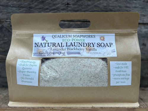 Natural Eco-Power Laundry Soap Lavender BlackBerry Vanilla