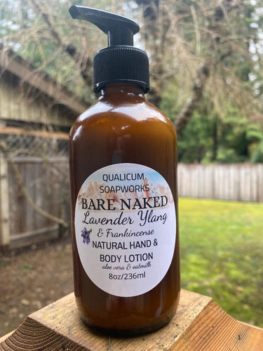 Bare Naked Natural Lavender, Frankincense, Ylang Ylang Lotion