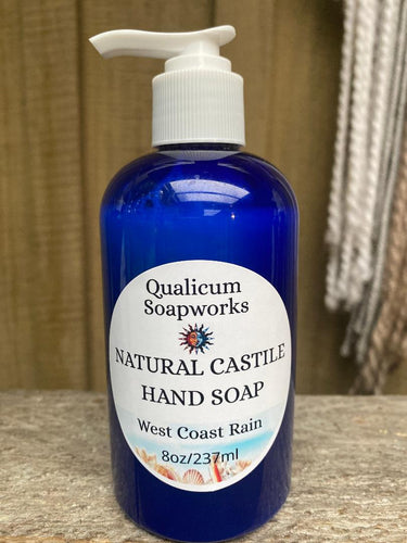 Natural West Coast Rain Castile Liquid Hand Soap